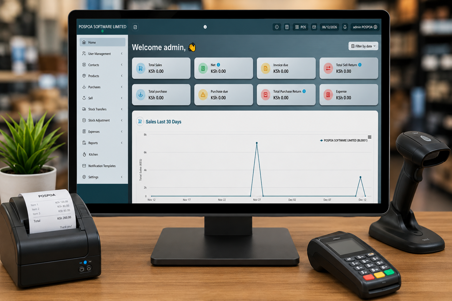 Point of sale software POSPOA POS